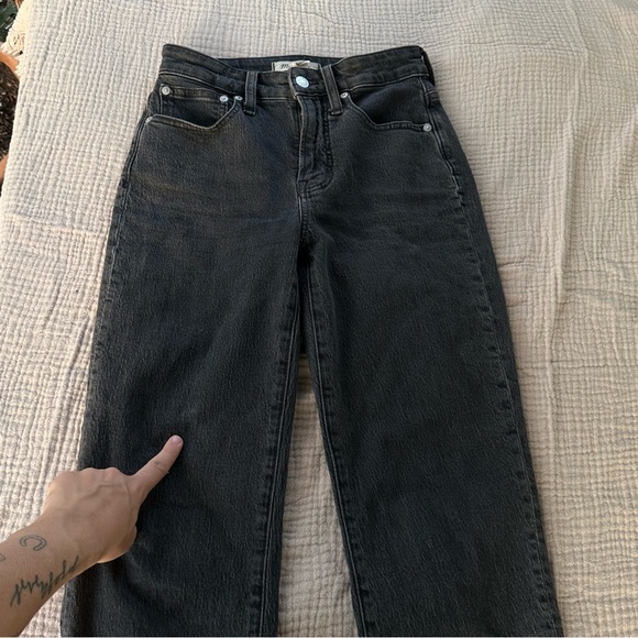 Madewell The Curvy Petite Perfect Vintage Straight Jean in Lunar Wash size 24 P - Picture 5 of 7